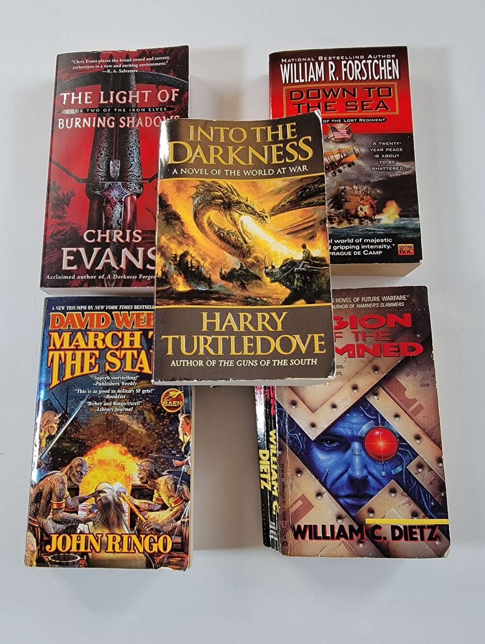 (5) Book Lot #1 Fantasy Some Vintage